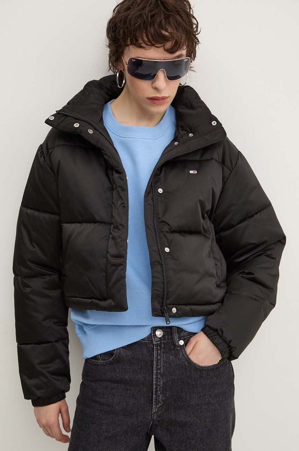 Tommy Jeans Jakna Tommy Jeans za žene, boja: crna, za zimu, DW0DW18292