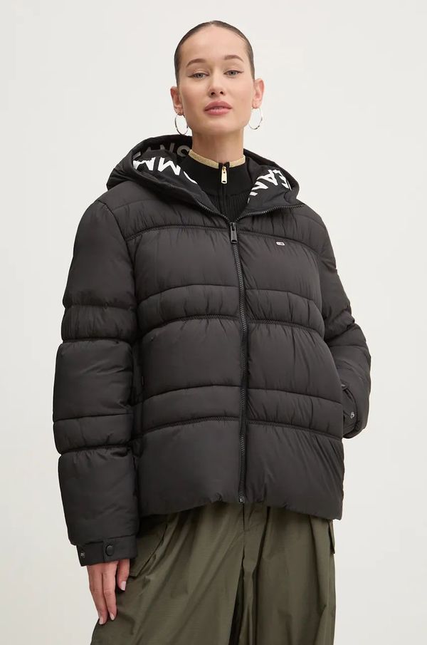 Tommy Jeans Jakna Tommy Jeans za žene, boja: crna, za zimu, DW0DW20389