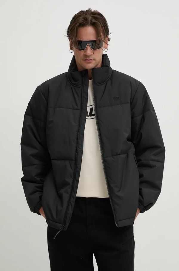 Vans Jakna Vans za muškarce, boja: crna, za prijelazno razdoblje, oversize, VN000HN7BLK1