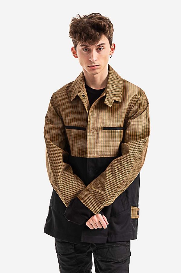 Wood Wood Jakna Wood Wood Reno Tech Twill Jacket za muškarce, boja: smeđa, za prijelazno razdoblje, 12215902.5124-KHAKI