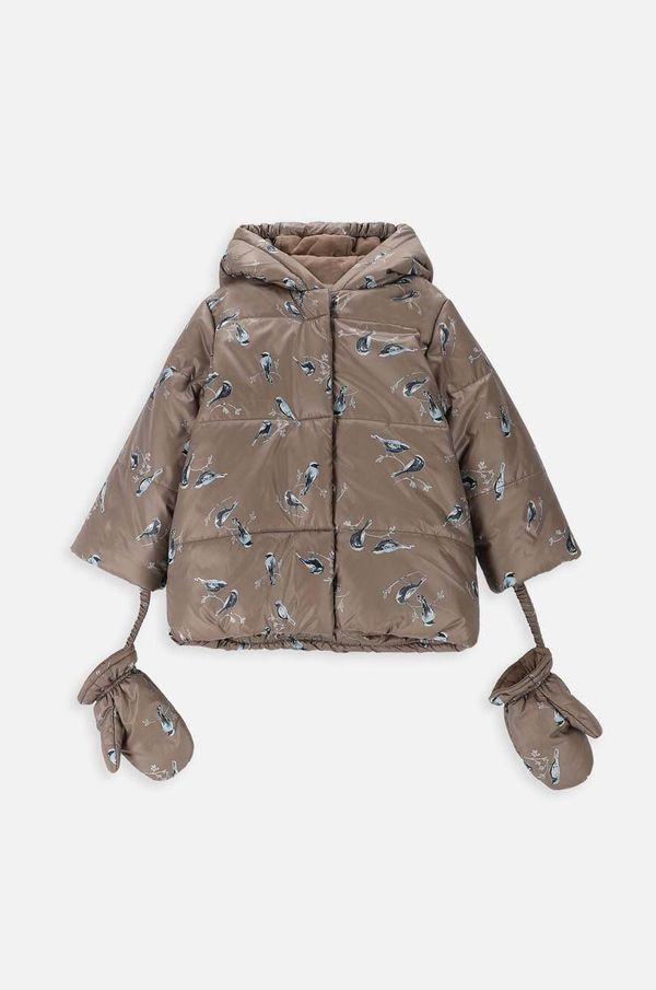 Coccodrillo Jakna za bebe Coccodrillo ZC3152103OGN OUTERWEAR GIRL NEWBORN boja: smeđa