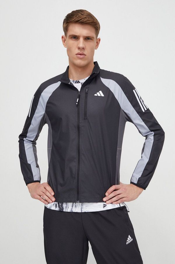 adidas Performance Jakna za trčanje adidas Performance Own the Run boja: crna, za prijelazno razdoblje IQ3828