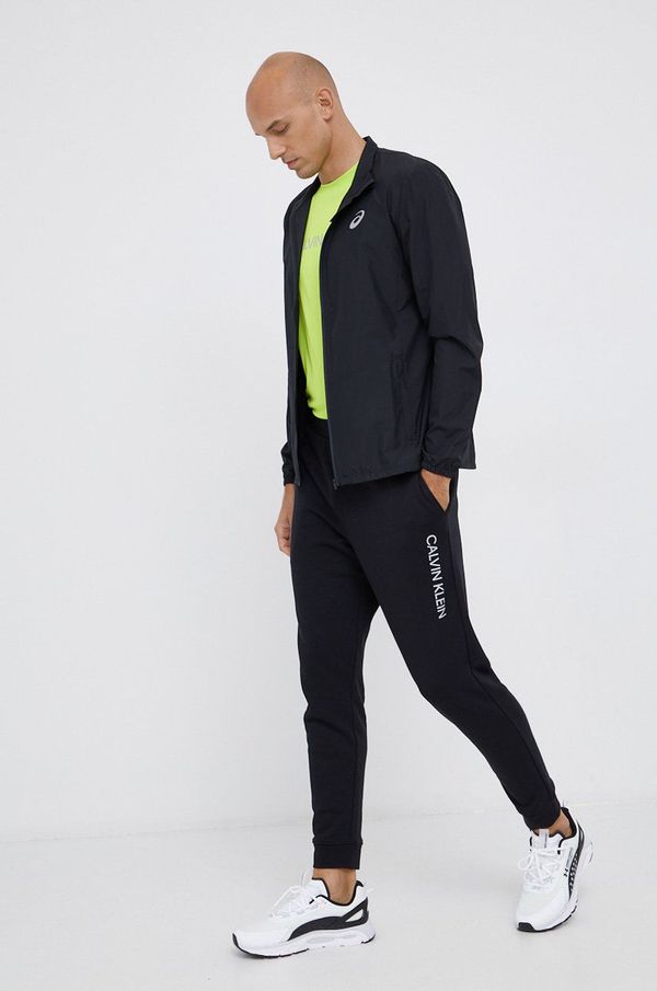 Asics Jakna za trčanje Asics boja: crna, za prijelazno razdoblje