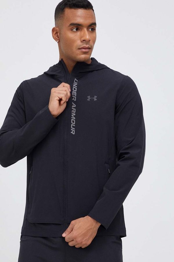 Under Armour Jakna za trčanje Under Armour OutRun The Storm boja: crna