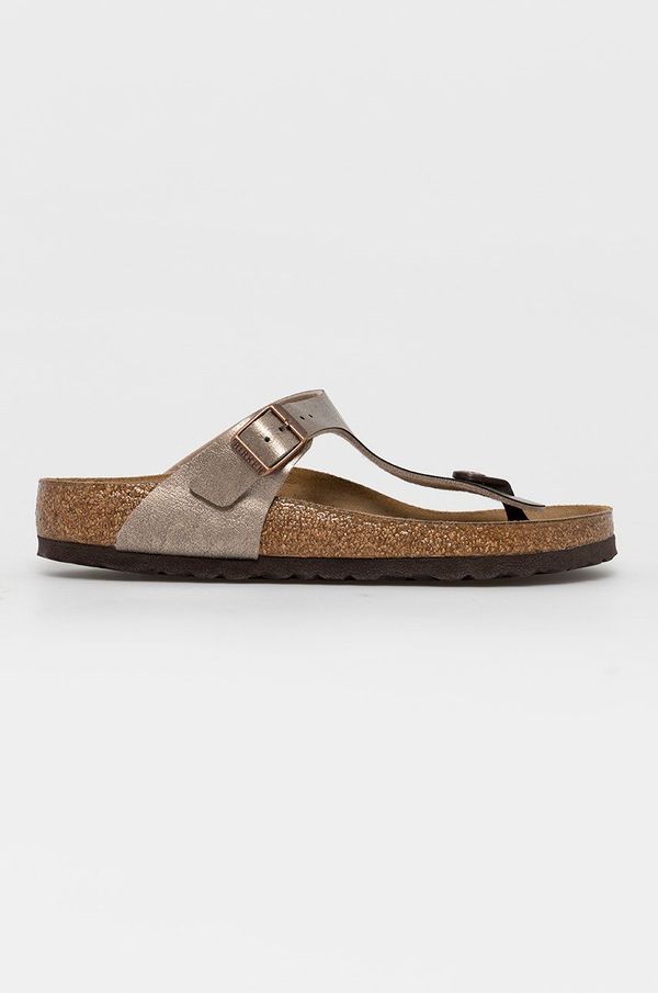 Birkenstock Japanke Birkenstock Gizeh za žene, boja: bež, ravni potplat, 1016144