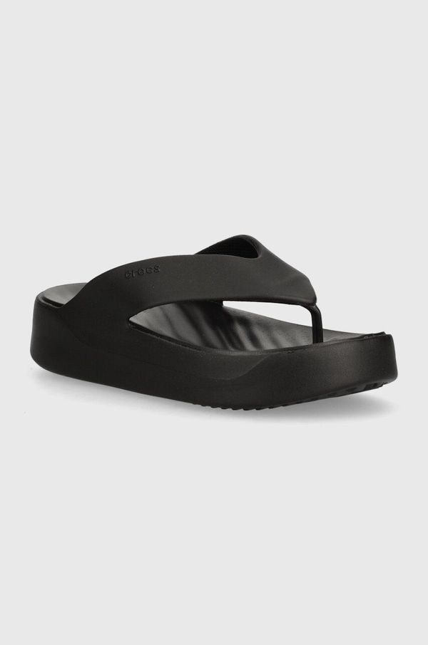 Crocs Japanke Crocs Gataway Platform Flip za žene, boja: crna, s platformom, 209410