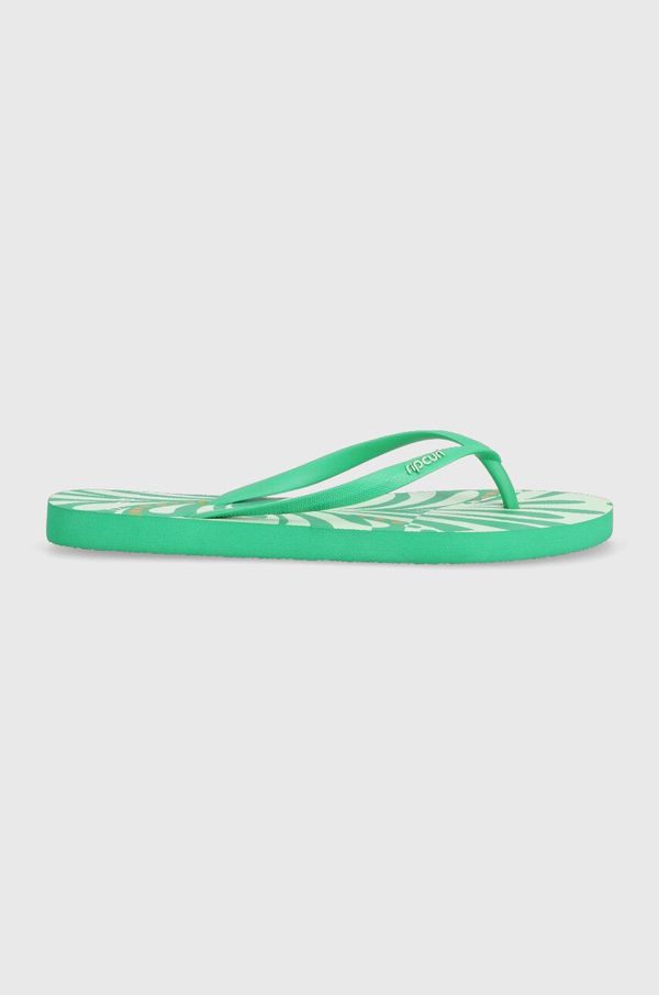 Rip Curl Japanke Rip Curl za žene, boja: zelena, ravni potplat