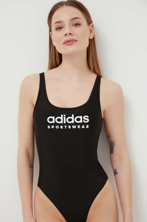 adidas Jednodijelni kupaći kostim adidas boja: crna, mekane košarice