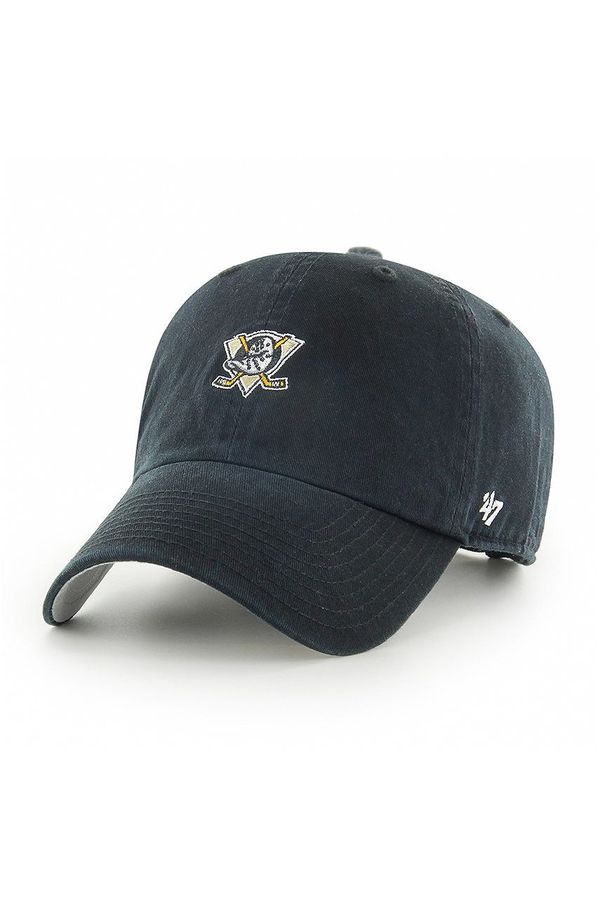 47brand Kapa 47brand Anaheim Ducks boja: crna, s aplikacijom