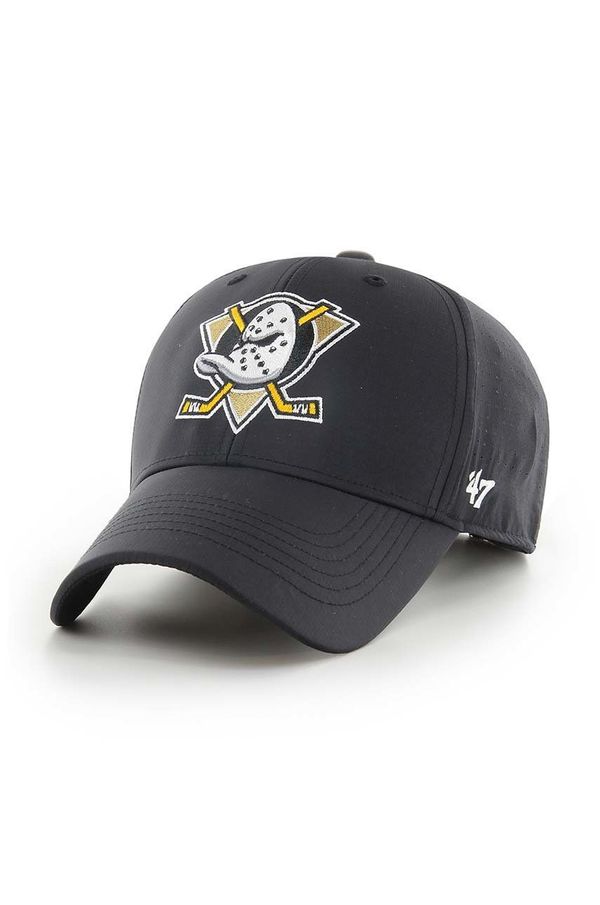 47brand Kapa 47brand Nhl Anaheim Ducks boja: crna, s aplikacijom