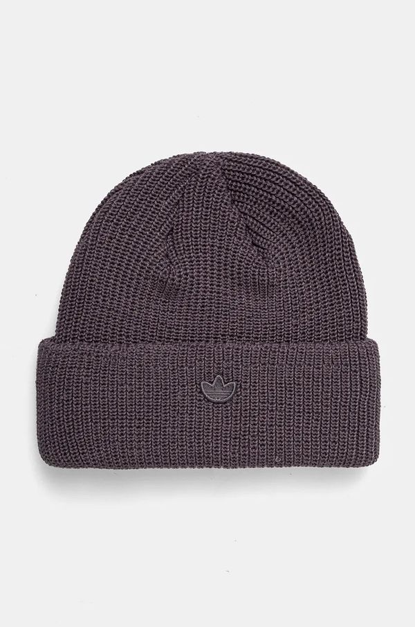 adidas Originals Kapa adidas Originals boja: siva, od debelog pletiva, IY7031