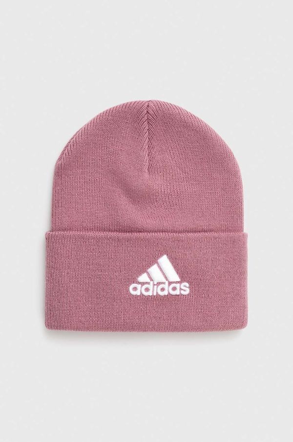 adidas Performance Kapa adidas Performance boja: ružičasta, od debelog pletiva