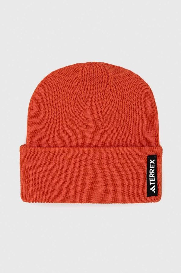 adidas TERREX Kapa adidas TERREX boja: narančasta, od debelog pletiva, vunena