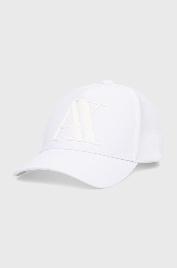 Armani Exchange Kapa Armani Exchange boja: bijela, s aplikacijom