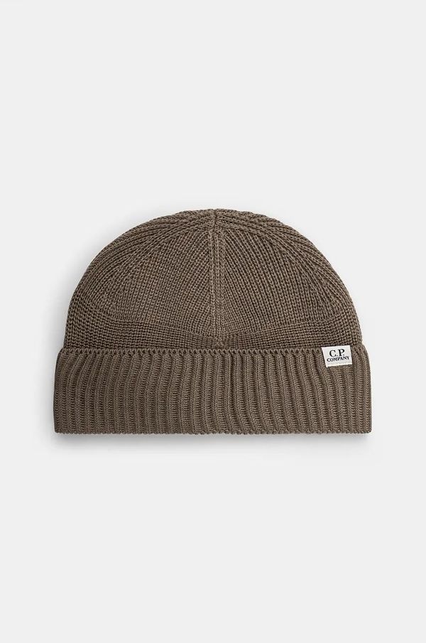 C.P. Company Kapa C.P. Company Knit Cap In Re-Wool boja: bež, bez uzorka, 17CMAC293A006595A