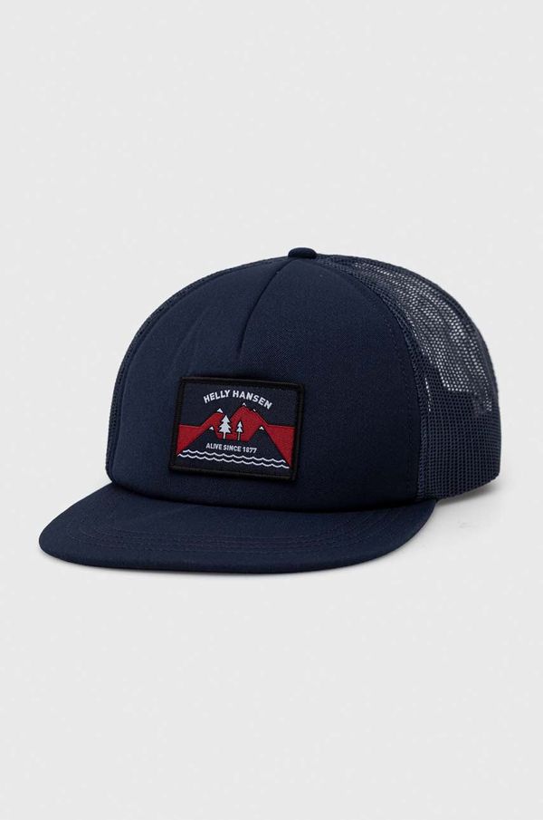 Helly Hansen Kapa Helly Hansen boja: tamno plava, s aplikacijom, 67155-001