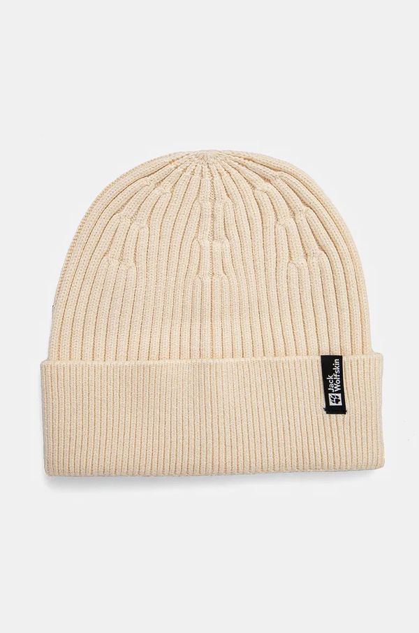 Jack Wolfskin Kapa Jack Wolfskin boja: bež, od tanke pletenine