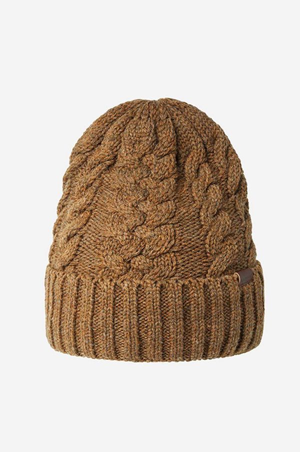 Kangol Kapa Kangol Cable Beanie HEATHER boja: smeđa, od debelog pletiva, K3376HT-TANHEATHER