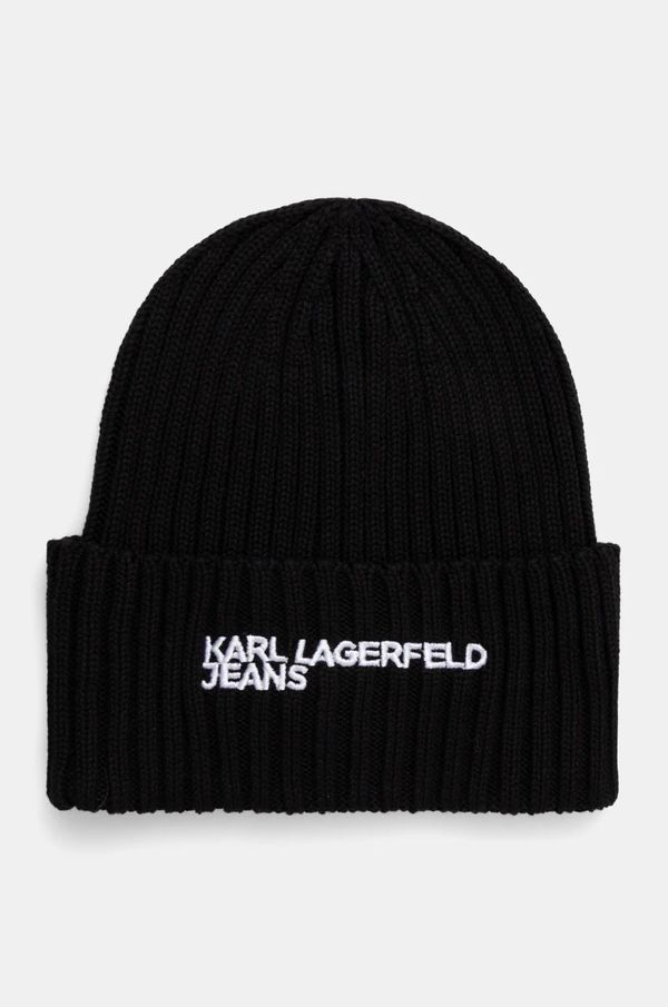 Karl Lagerfeld Jeans Kapa Karl Lagerfeld Jeans boja: crna, A1W33004