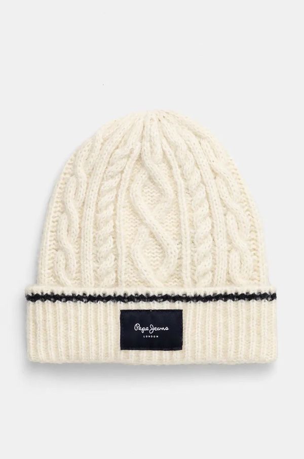 Pepe Jeans Kapa Pepe Jeans WANDA HAT boja: bijela, od debelog pletiva, PL040359