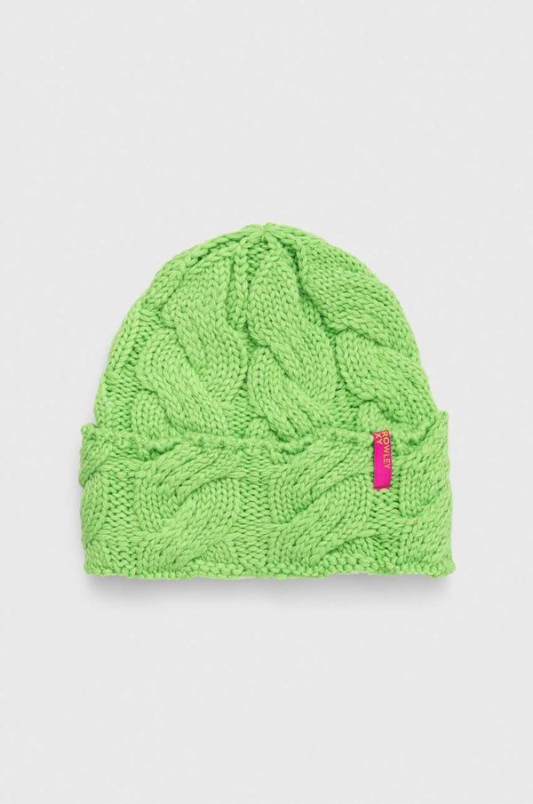 Roxy Kapa Roxy x Rowley boja: zelena, od debelog pletiva
