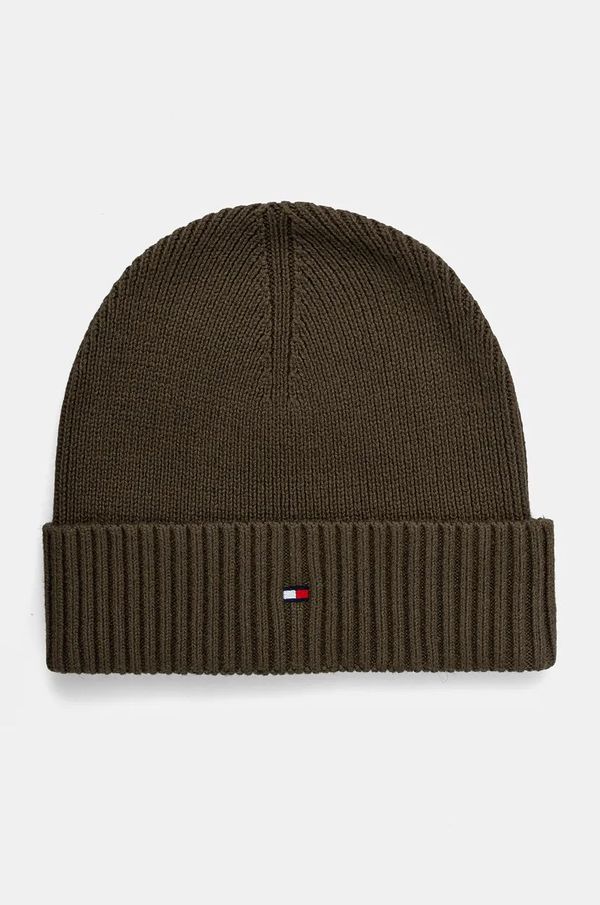 Tommy Hilfiger Kapa s dodatkom kašmira Tommy Hilfiger boja: zelena, AM0AM12796