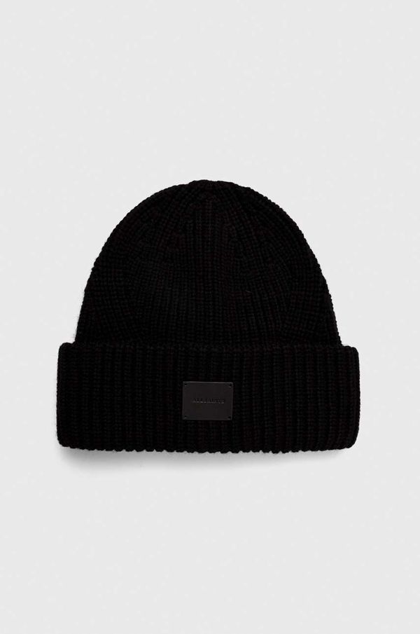 AllSaints Kapa s dodatkom vune AllSaints boja: crna