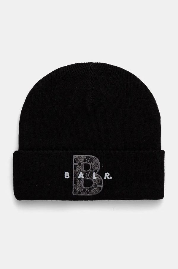 BALR. Kapa s dodatkom vune BALR. boja: crna, B6120 1011
