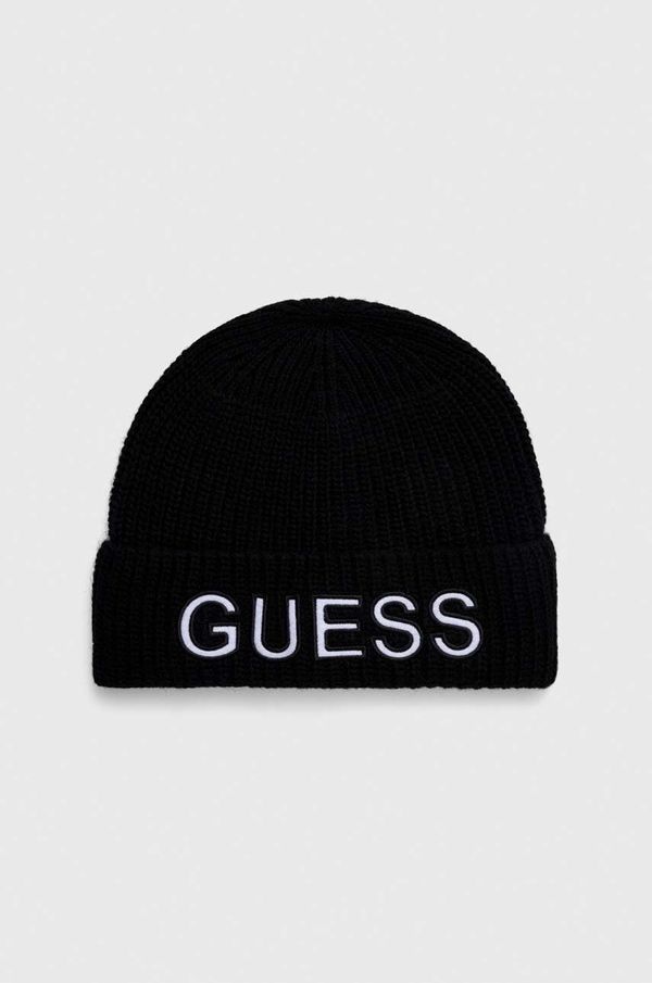 Guess Kapa s dodatkom vune Guess boja: crna
