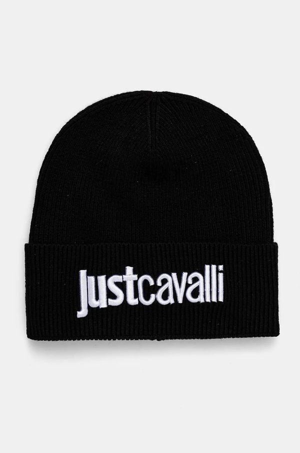 Just Cavalli Kapa s dodatkom vune Just Cavalli boja: crna, 77QAZK01 ZG239