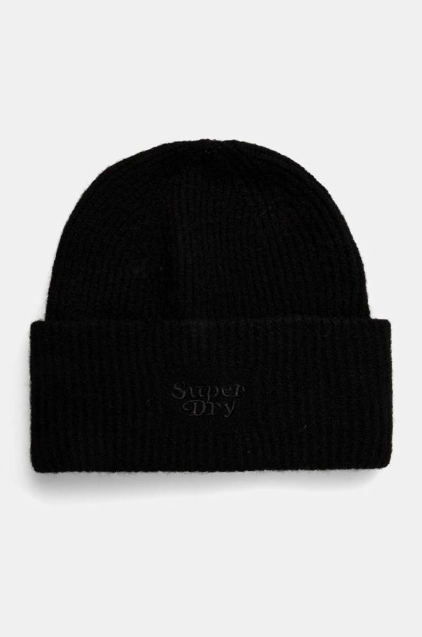 Superdry Kapa s dodatkom vune Superdry boja: crna, Y9010185A-02A