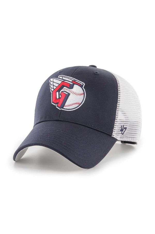 47 brand Kapa sa šiltom 47 brand MLB Cleveland Guardians boja: tamno plava, s aplikacijom, B-BRANS08CTP-NYA