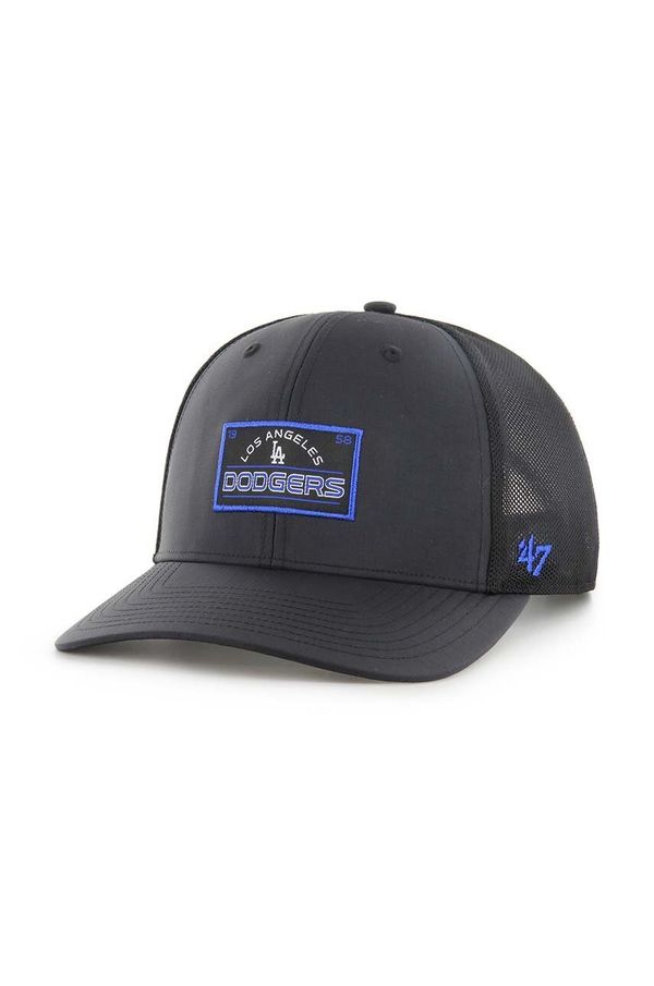47 brand Kapa sa šiltom 47 brand MLB Los Angeles Dodgers boja: crna, s aplikacijom, B-FAIRH12BBP-BK
