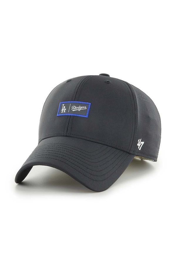 47 brand Kapa sa šiltom 47 brand MLB Los Angeles Dodgers boja: crna, s aplikacijom, B-FAIRM12BBU-BK