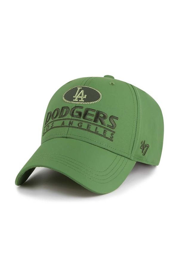 47 brand Kapa sa šiltom 47 brand MLB Los Angeles Dodgers boja: zelena, s aplikacijom, B-OUTMV12NYU-FF