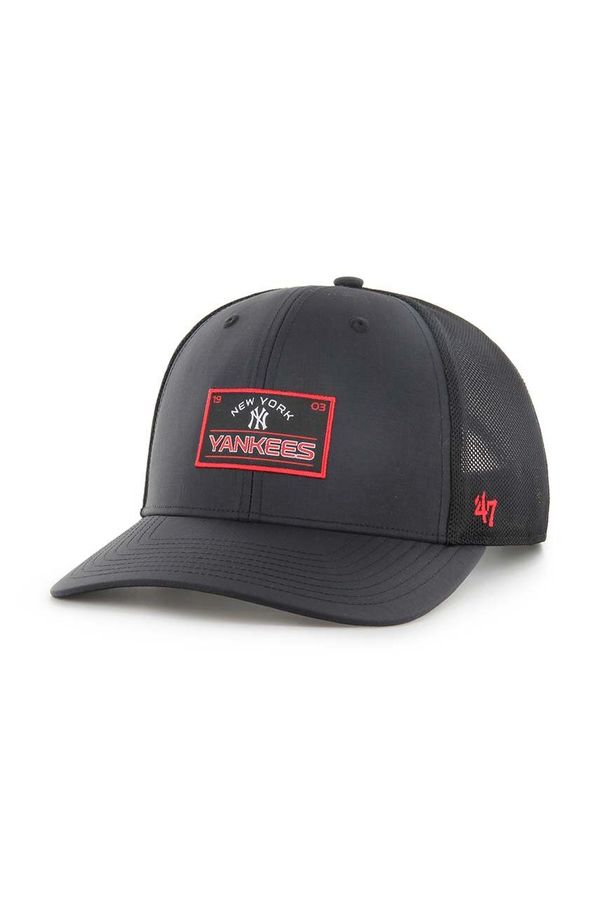 47 brand Kapa sa šiltom 47 brand MLB New York Yankees boja: crna, s aplikacijom, B-FAIRH17BBP-BK