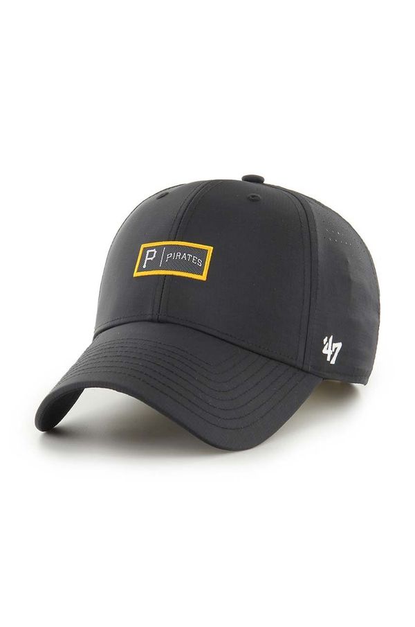 47 brand Kapa sa šiltom 47 brand MLB Pittsburgh Pirates boja: crna, s aplikacijom, B-FAIRM20BBU-BK