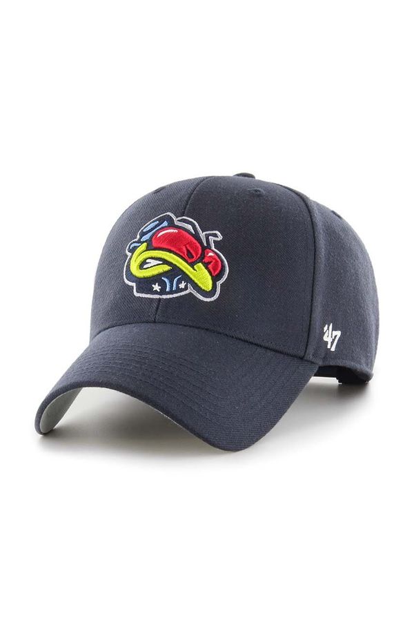 47 brand Kapa sa šiltom 47 brand NHL Columbus Blue Jackets boja: tamno plava, s aplikacijom, HVIN-SUMVP28WBP-NY00