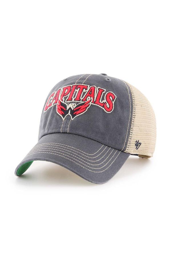 47 brand Kapa sa šiltom 47 brand NHL Washington Capitals boja: tamno plava, s aplikacijom, H-TSCLA20LAP-VN