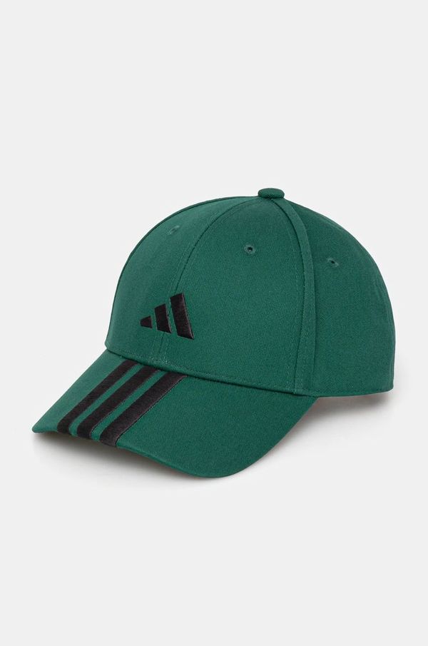 adidas Kapa sa šiltom adidas BBALL 3S CAP NL boja: zelena, s aplikacijom, JP0388