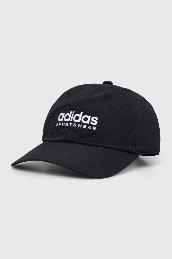 adidas Kapa sa šiltom adidas boja: crna, s aplikacijom