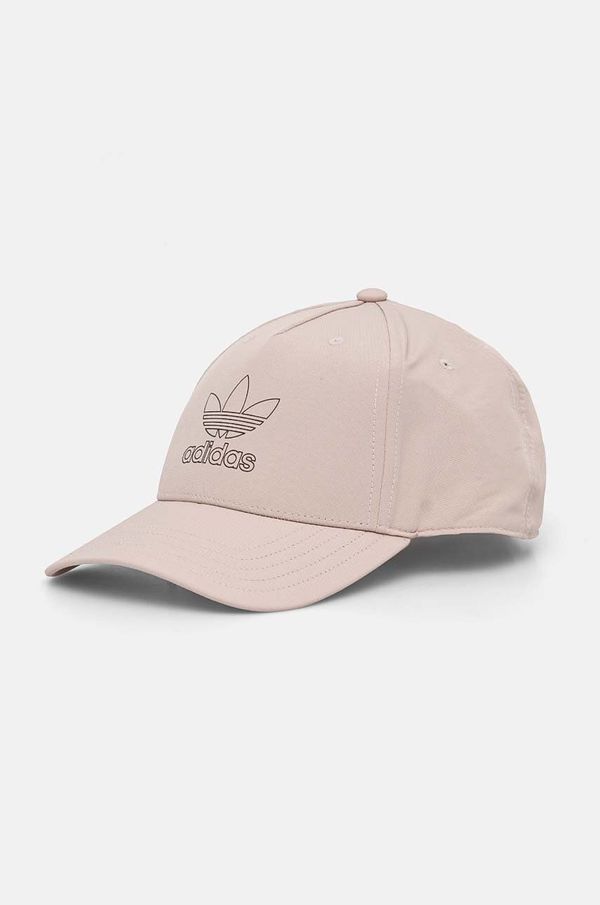 adidas Originals Kapa sa šiltom adidas Originals boja: bež, s aplikacijom, IX9783