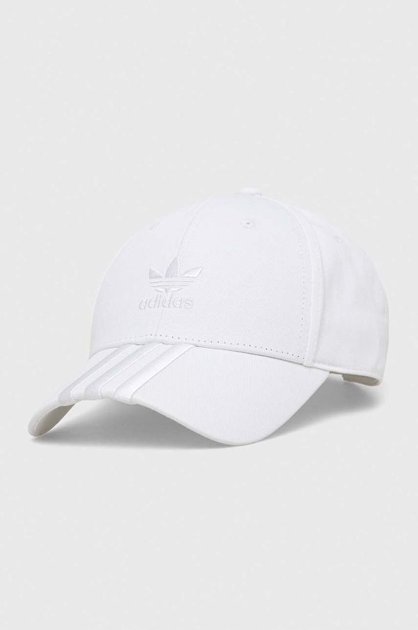 adidas Originals Kapa sa šiltom adidas Originals boja: bijela, s aplikacijom