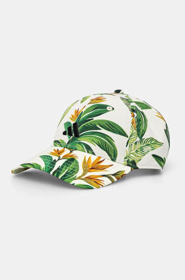 adidas Kapa sa šiltom adidas x Farm Rio boja: zelena, s uzorkom, JJ1689