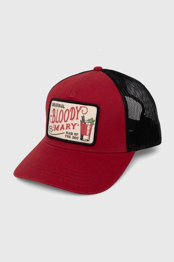 American Needle Kapa sa šiltom American Needle Bloody Mary boja: crvena, s aplikacijom, 22018A