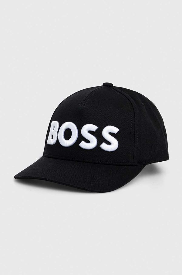 Boss Kapa sa šiltom BOSS boja: crna, s aplikacijom