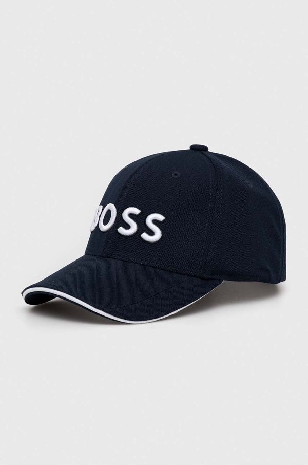 Boss Green Kapa sa šiltom Boss Green BOSS GREEN boja: crna, s aplikacijom