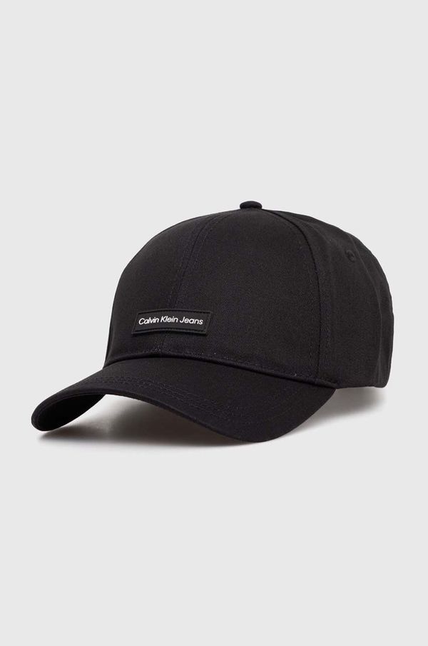 Calvin Klein Jeans Kapa sa šiltom Calvin Klein Jeans boja: crna, s aplikacijom, K60K612323