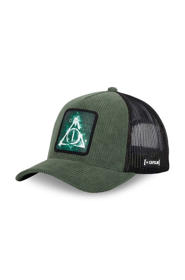 Capslab Kapa sa šiltom Capslab x Harry Potter boja: siva, s aplikacijom, CL/HP2/1/CT/POT1