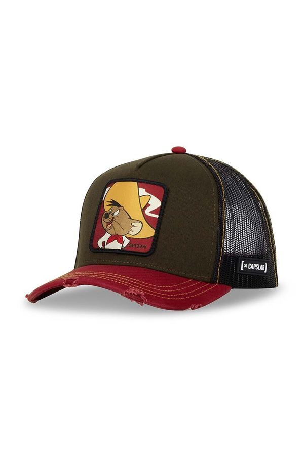 Capslab Kapa sa šiltom Capslab x Looney Tunes boja: crna, s aplikacijom, CL/LOO10/1/CT/SPE